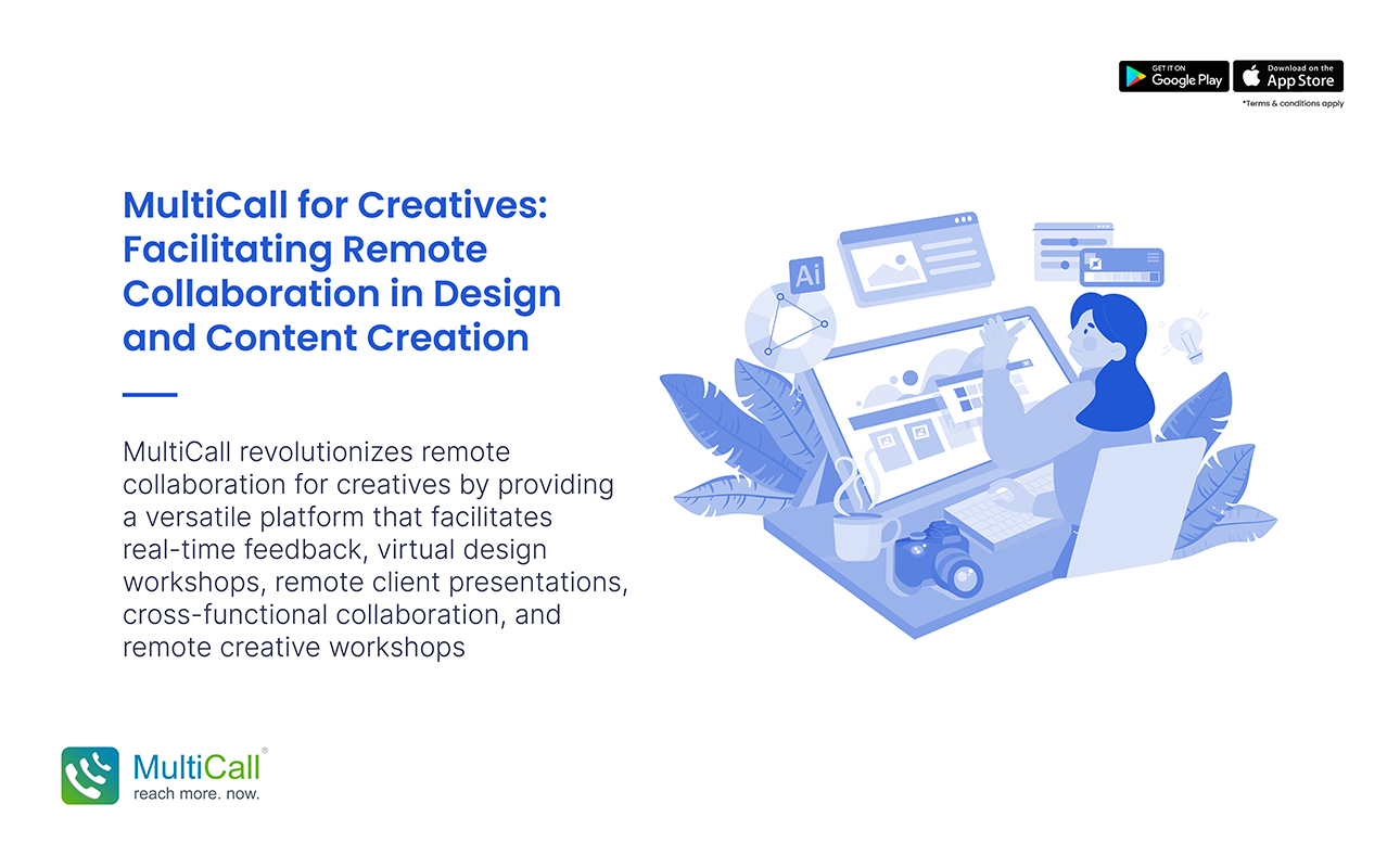   MultiCall for Creatives: Facilitating Remote Collaboration in Design and Content Creation  